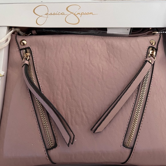 Jessica Simpson Boxed Set: Pink Crossbody Bag + Card Case - Picture 4 of 4